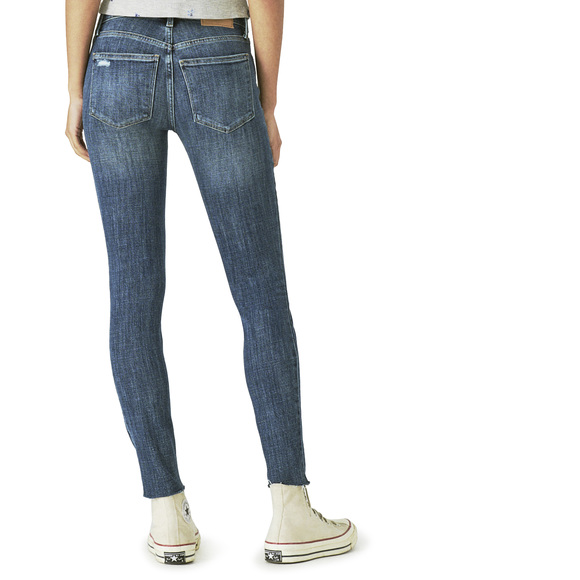 Lucky Brand Mid Rise Ava Skinny Destruct - Hatton Cross Ct - Picture 2 of 3